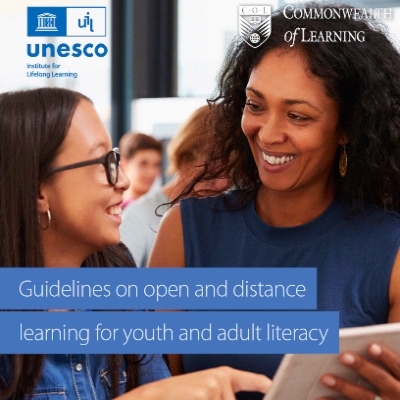 Guidelines cover page of woman assisting a younger woman on a tablet